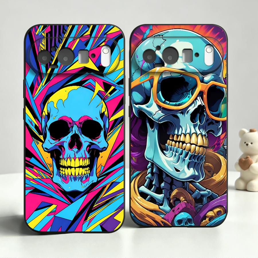 Neon Pop Art Skull Case for Go - Google Pixel 8A 评论和价格