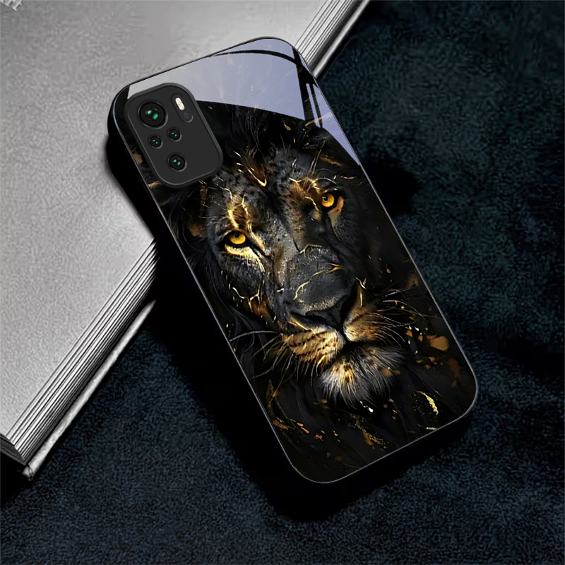 Lion With Golden Black Glass P - Xiaomi Redmi Note 13 评论和价格
