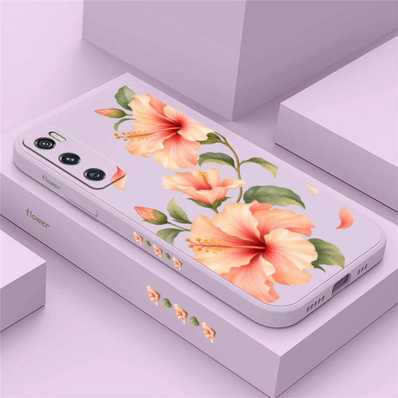 Two Pink Lilies Pattern Case F - Vivo V40 评论和价格