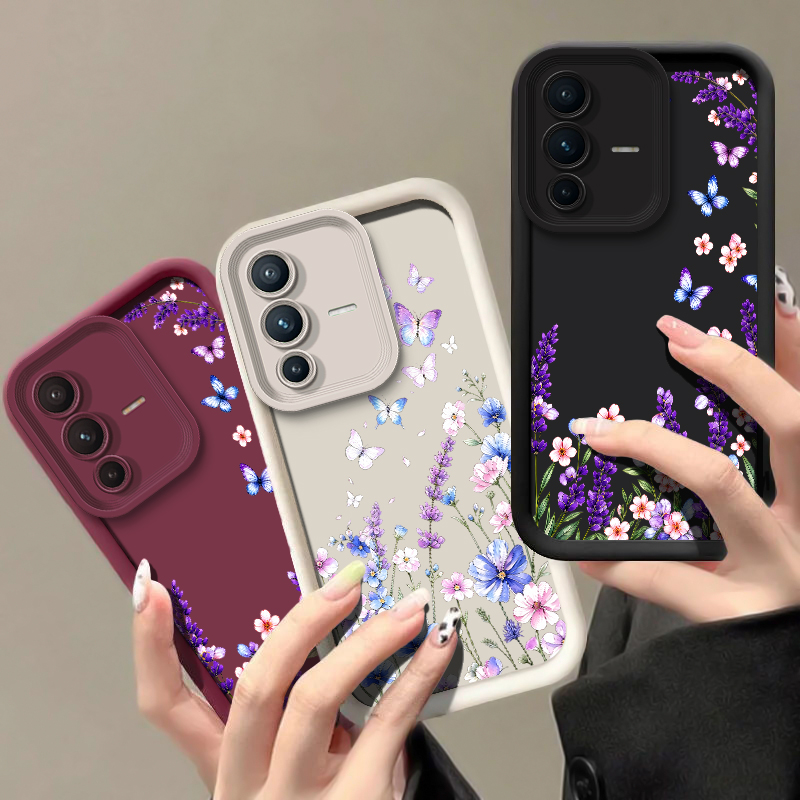 Lavender Butterfly Pattern Pho - Vivo V40 评论和价格