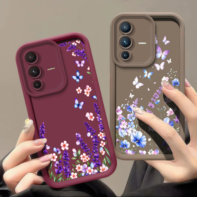 Lavender Butterfly Pattern Pho - Vivo V40 评论和价格