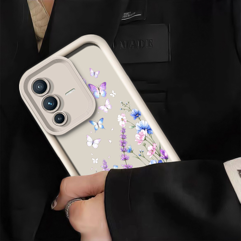 Lavender Butterfly Pattern Pho - Vivo V40 评论和价格