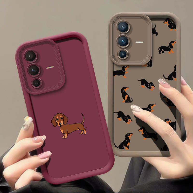 Animal Dachshund Dog Phone Cas - Vivo V40 评论和价格